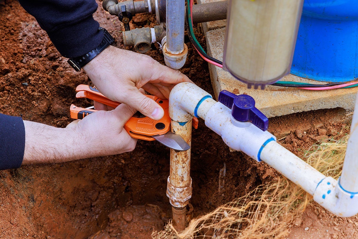 Can a Damaged Underground Water Line Be Repaired Without Replacing the Entire Line?