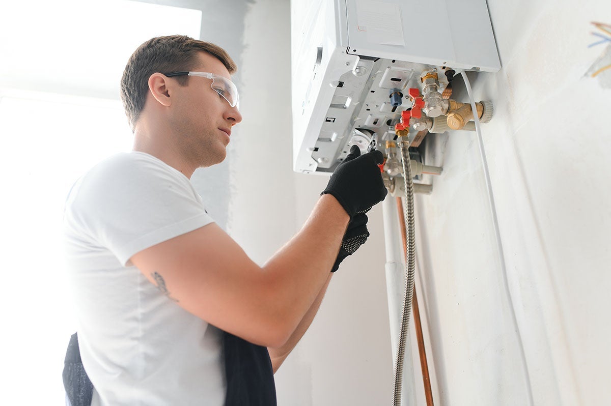 Plumbing heater